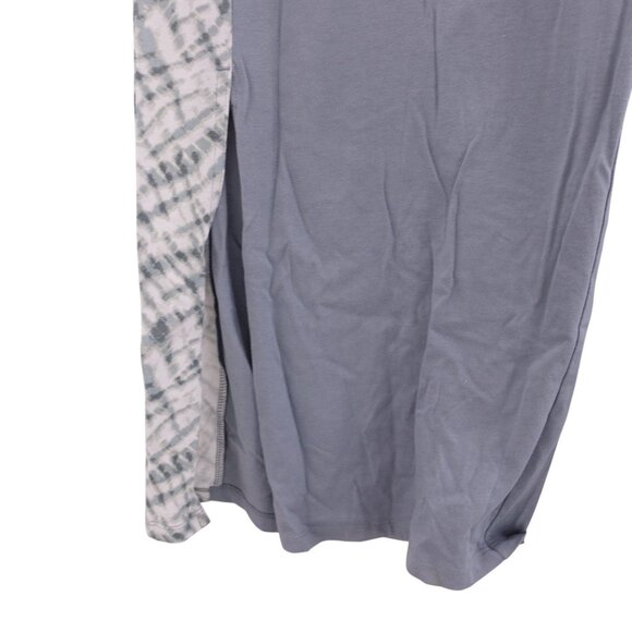 ANYBODY Shibori Wide Leg Pants Sz 2X Gray Elastic Waist Side Slits A374521 - Picture 4 of 6